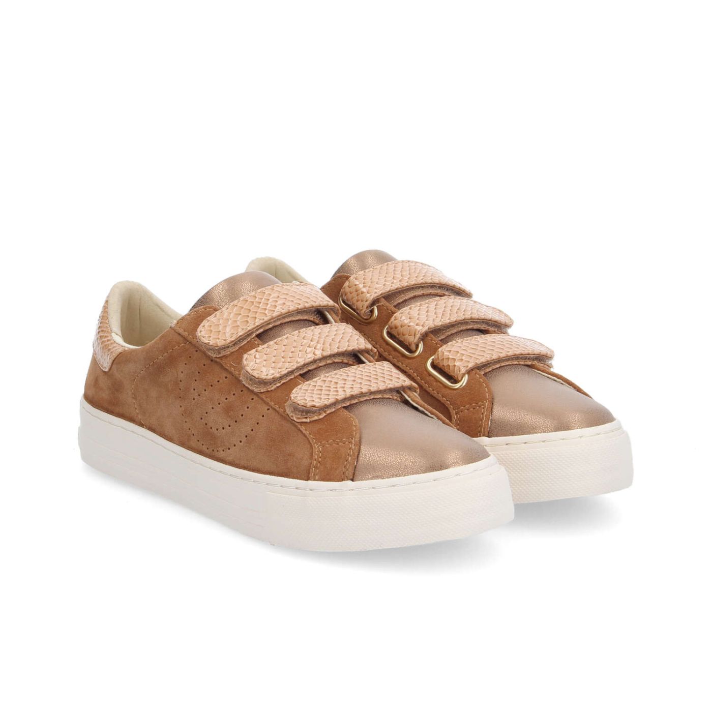 ARCADE STRAPSPERFO W - SDE/GLOW/KROCO - BROWN/BRONZE/BEIGE